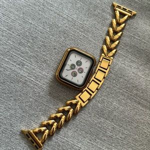 Gold Chain Link Apple Watch band